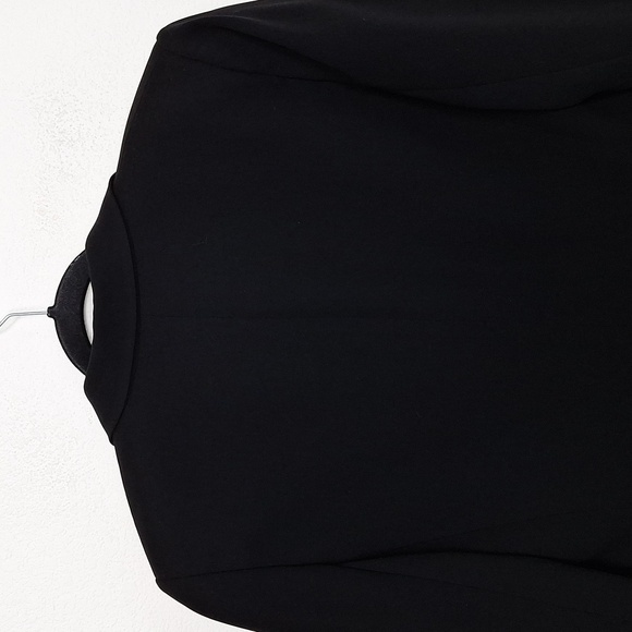 Tahari Vintage Quiet Luxury Black Classic Padded Shoulder Tailored Blazer Sz. 12 - Picture 6 of 11